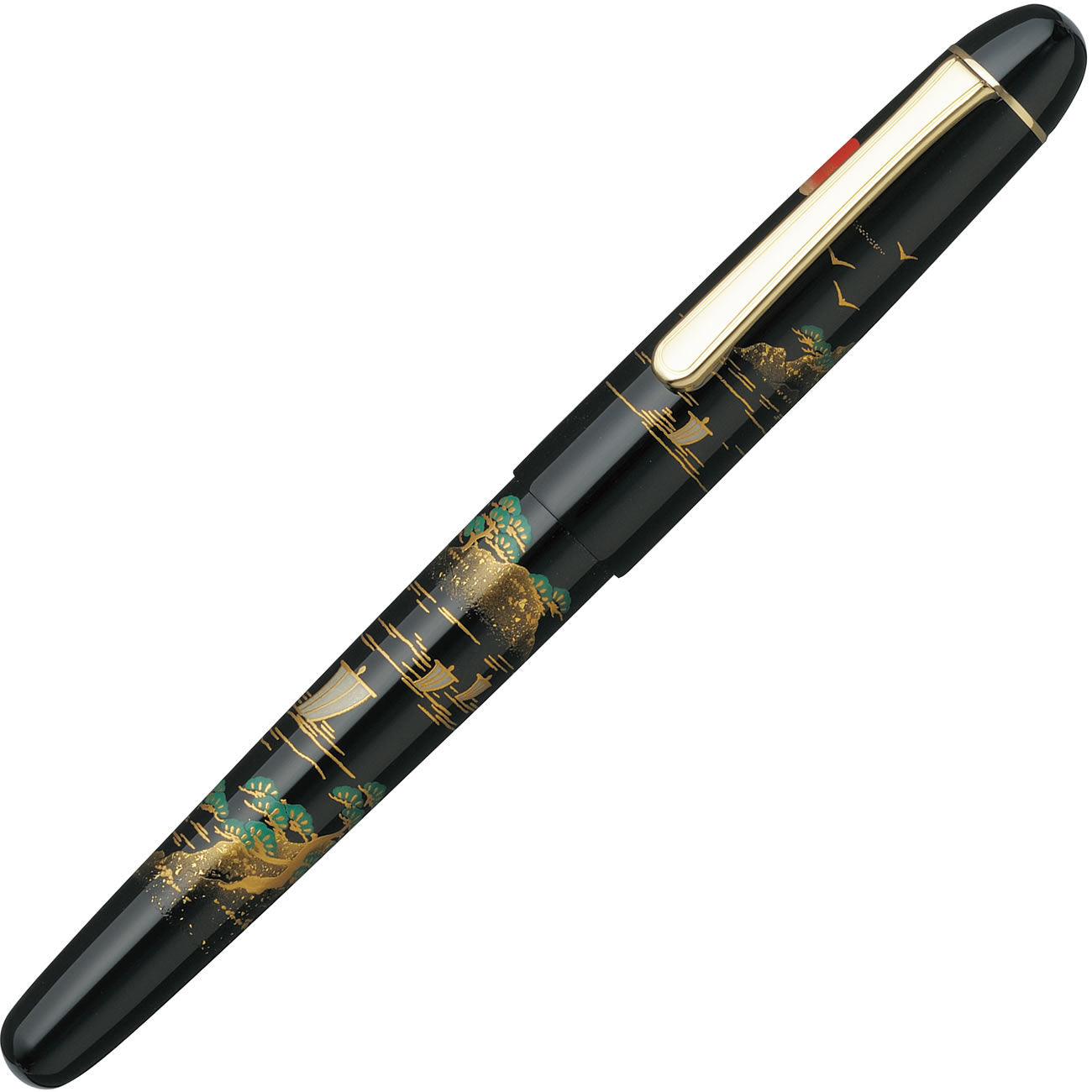 Platinum #3776 Century 'Kaga' Hira Maki-e Sansui FH B